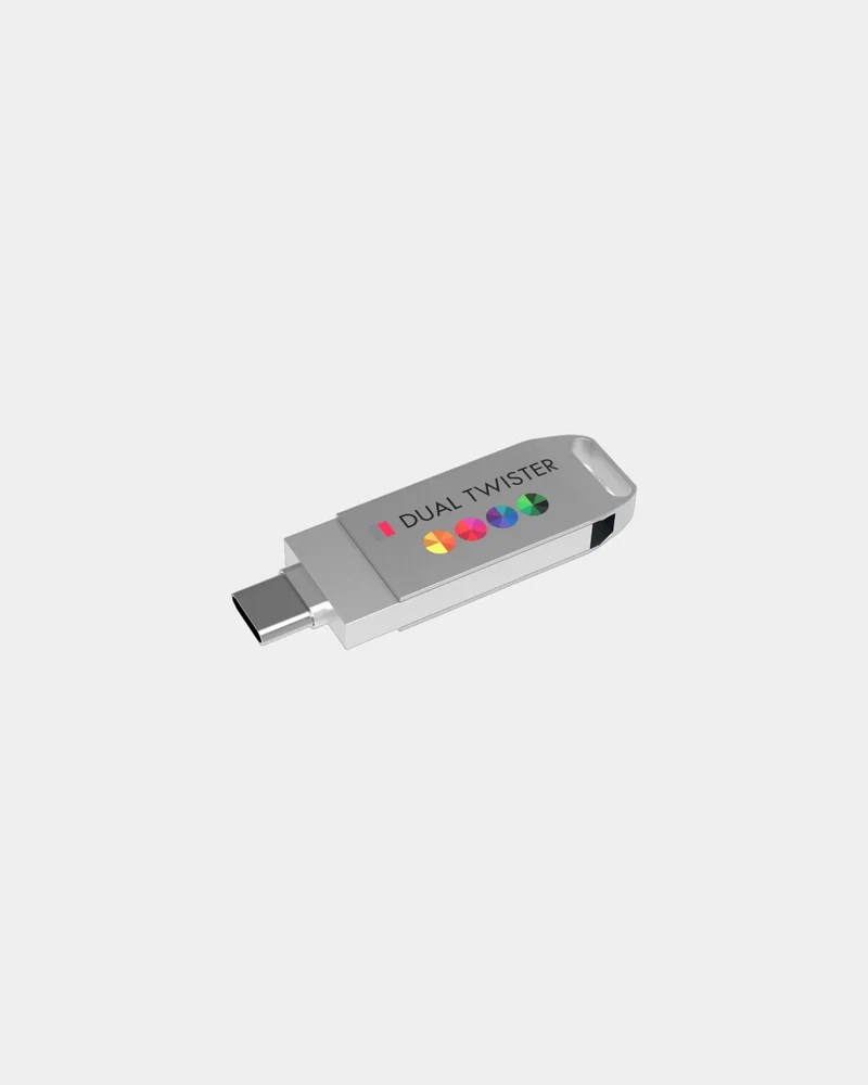 Memoria USB dual USB-C metálica para personalizar