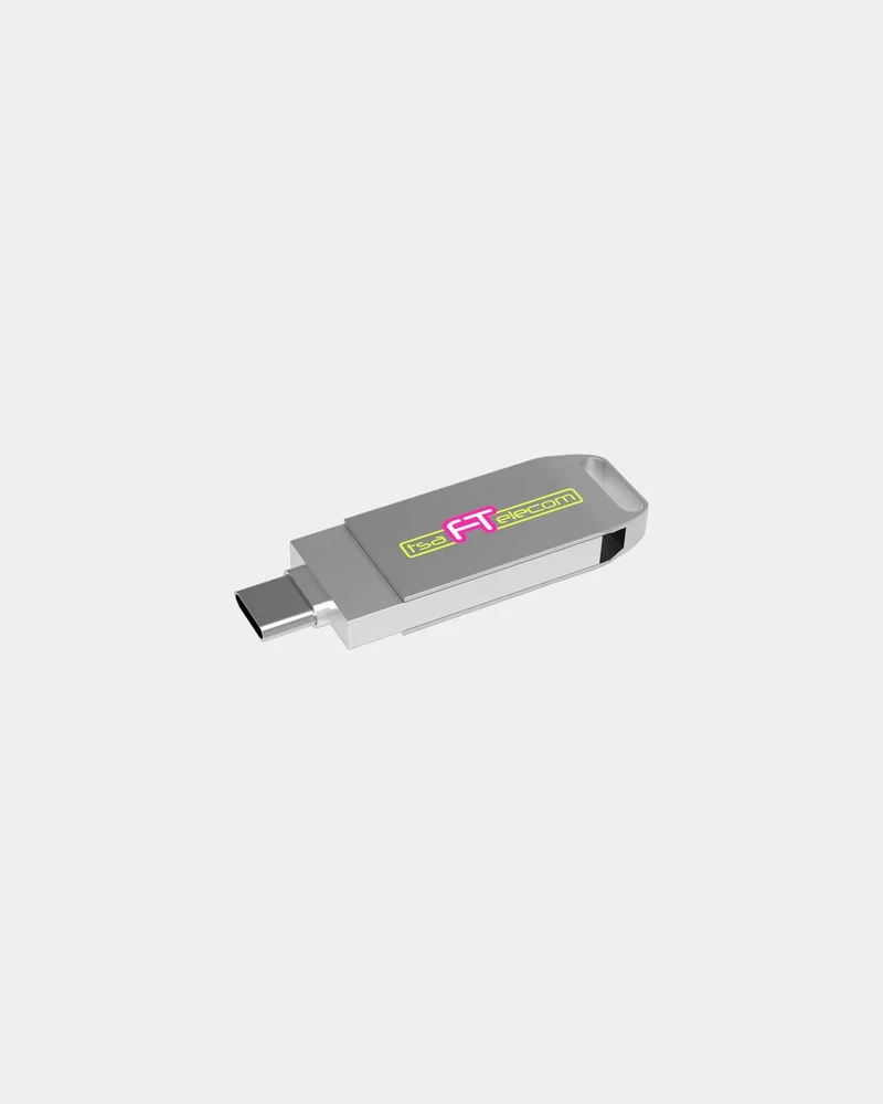 Memoria USB dual USB-C metálica para personalizar