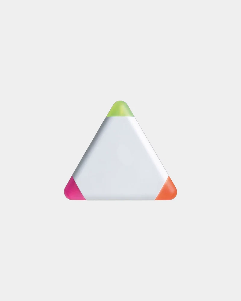 Marcador triangular 3 colores para personalizar