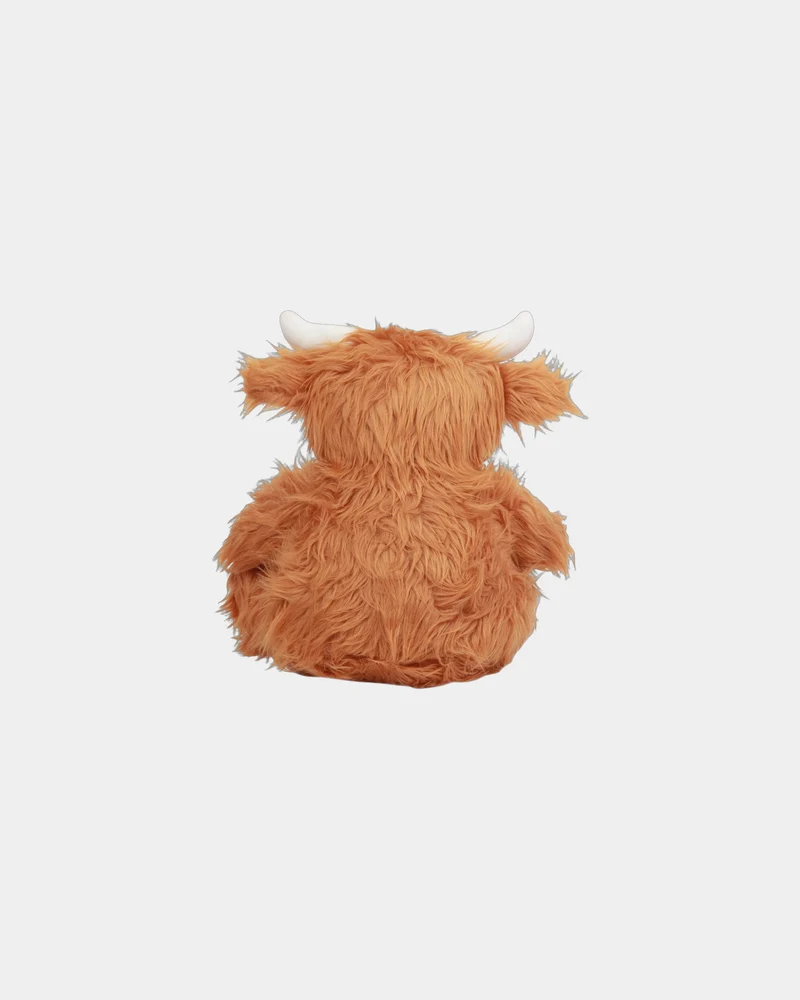 Peluche vaca cremallera 37 cm para personalizar
