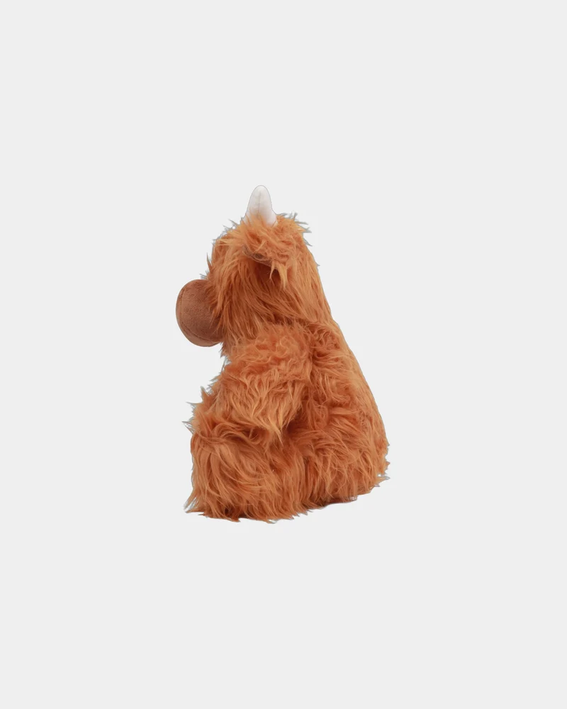 Peluche vaca cremallera 37 cm para personalizar