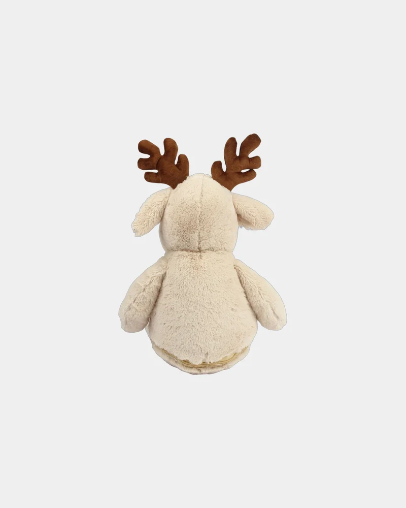 Peluche reno con cremallera 46 cm para personalizar