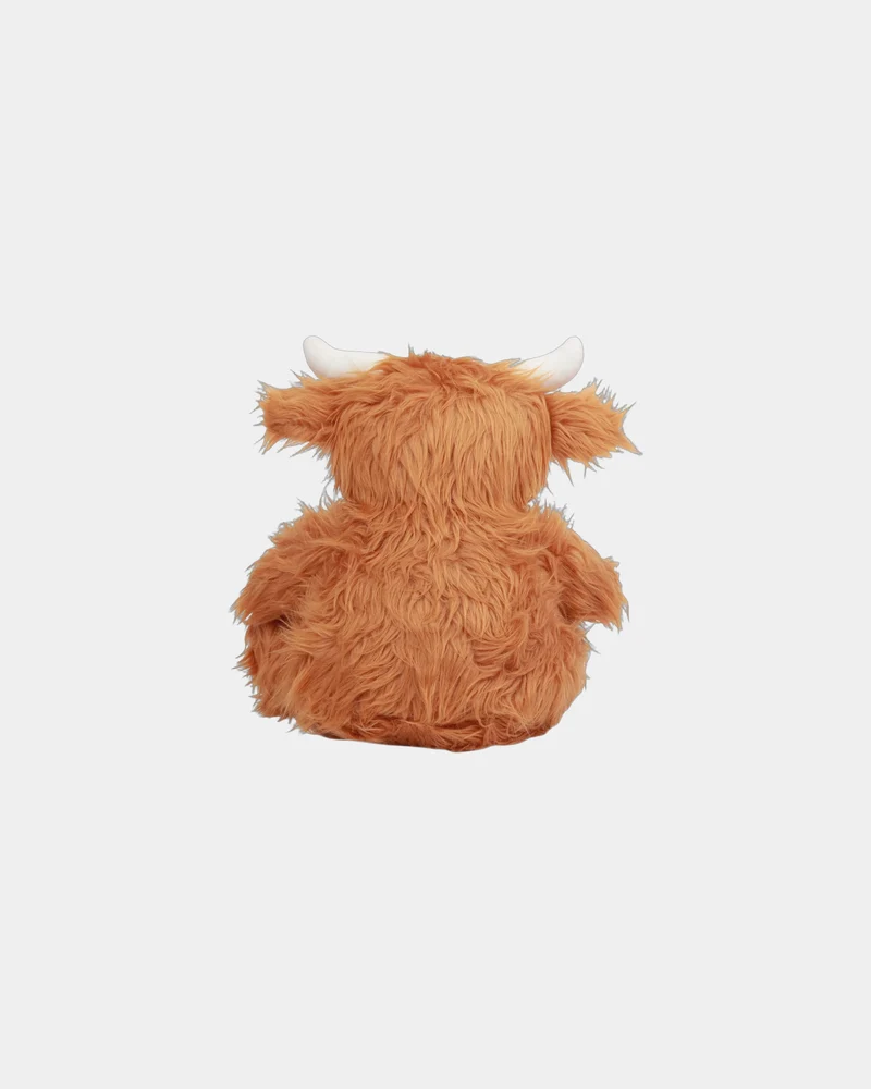 Peluche vaca cremallera 37 cm para personalizar