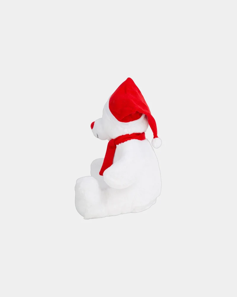 Peluche osito de Navidad con cremallera para personalizar