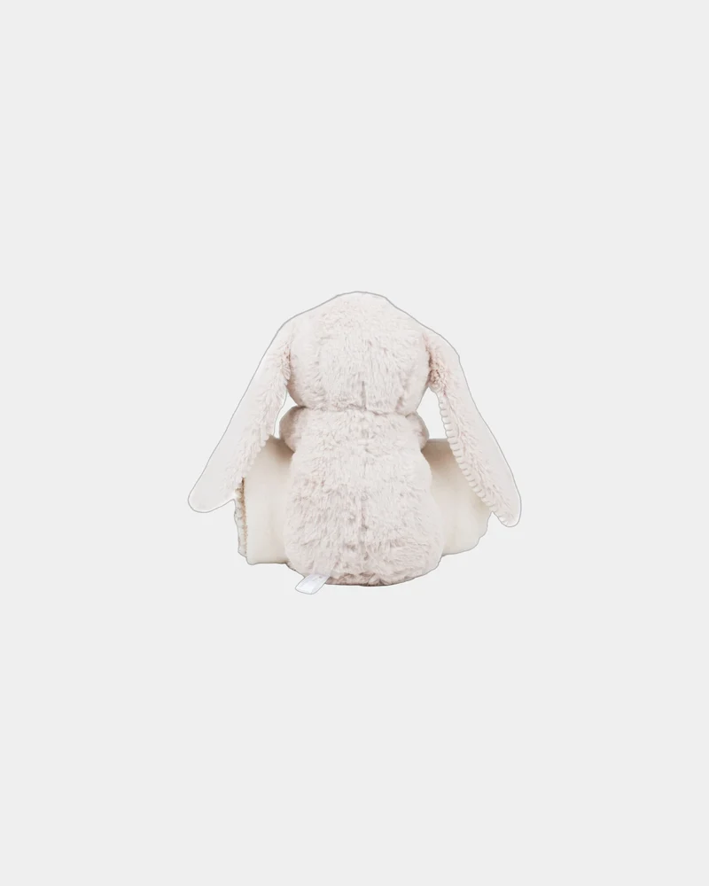 Peluche conejo con manta poliéster para personalizar