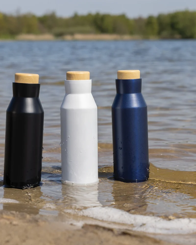 Botella térmica acero reciclado 600ml para personalizar