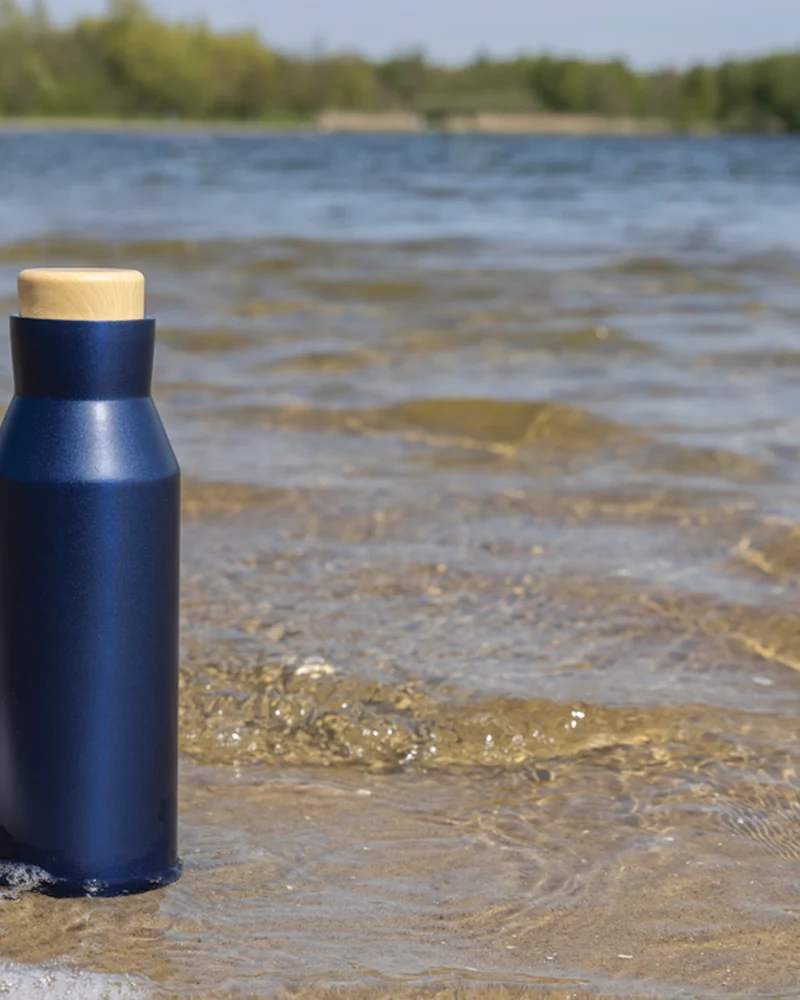 Botella térmica acero reciclado 600ml para personalizar