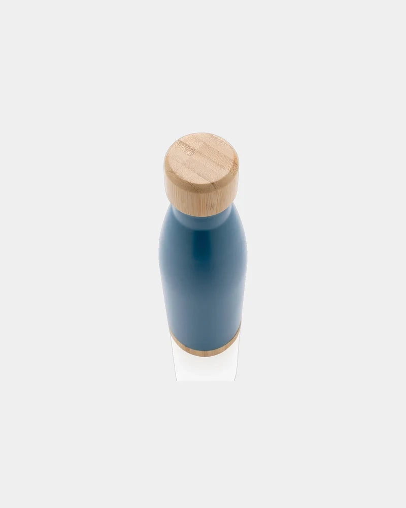 Botella térmica acero bambú 520ml para personalizar