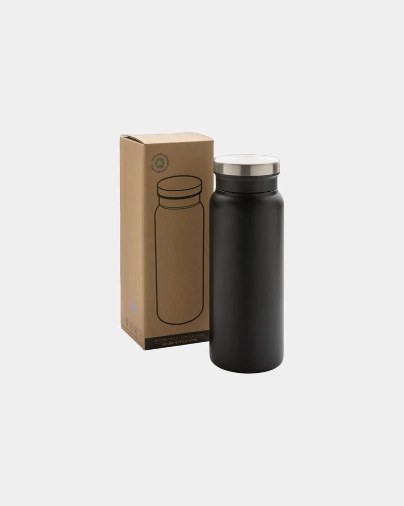 Botella térmica acero reciclado RCS 600ml para personalizar