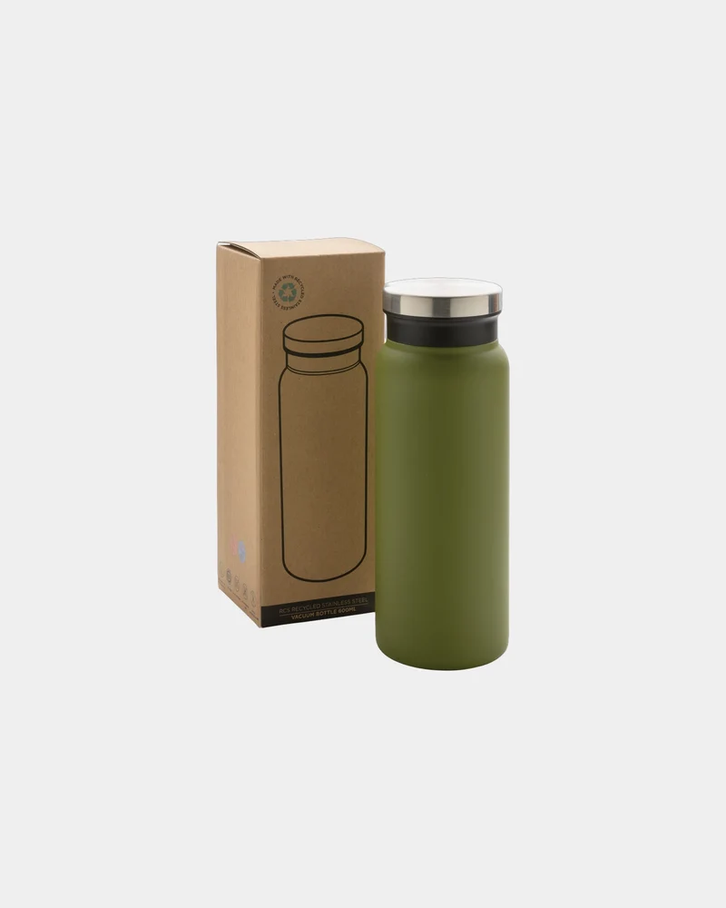 Botella térmica acero reciclado RCS 600ml para personalizar