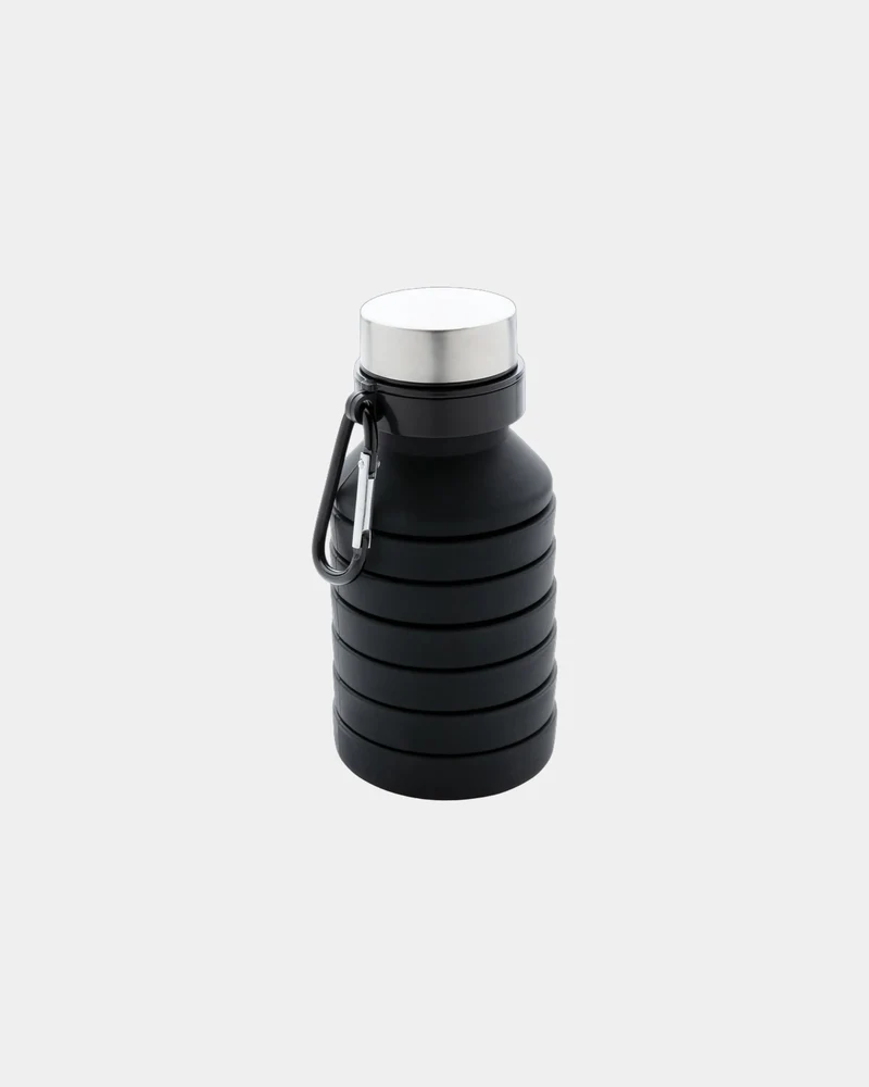 Botella plegable de silicona 550ml para personalizar