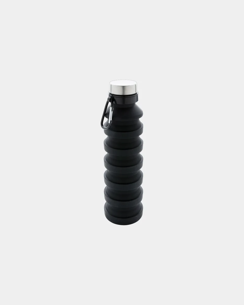 Botella plegable de silicona 550ml para personalizar