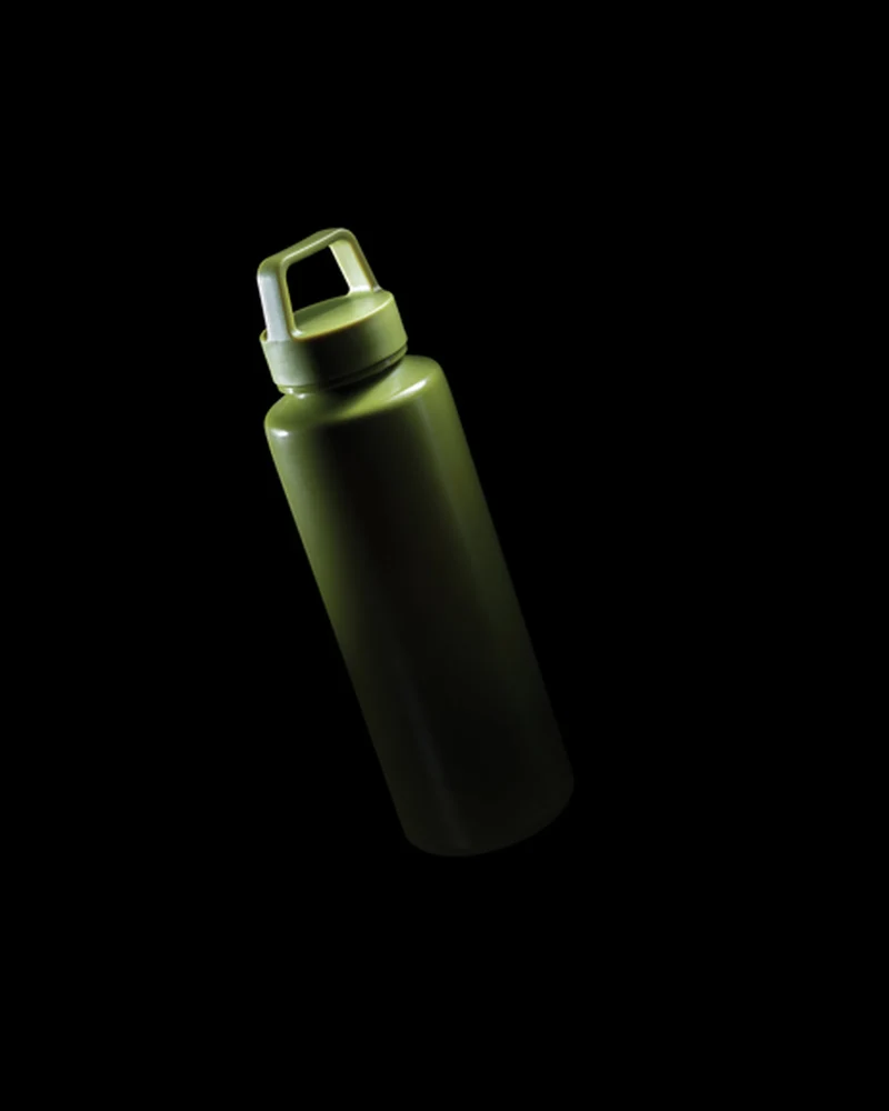 Botella reciclada PP 500ml con asa para personalizar