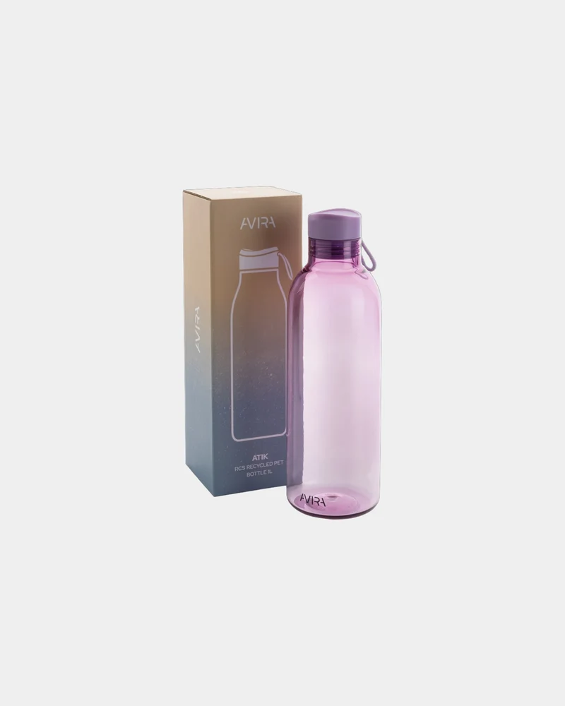 Botella reciclada RPET Atik 1L para personalizar