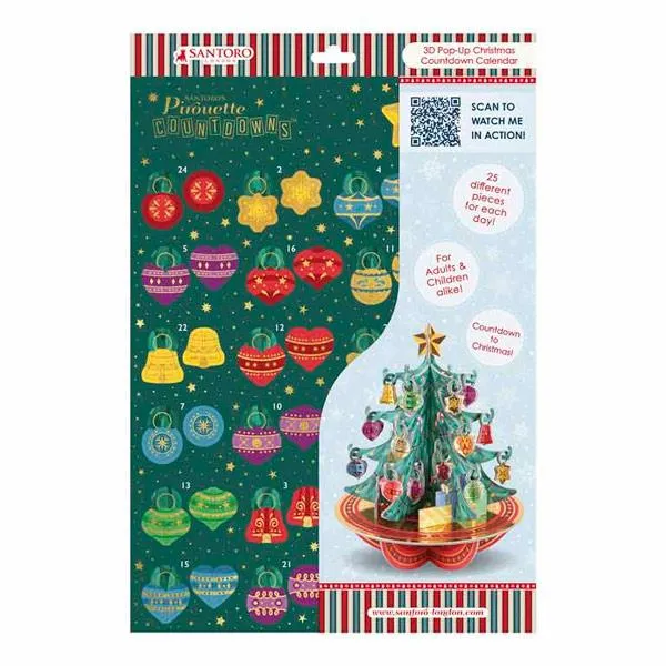 Calendario Adviento Piruettes Árbol Para Montar
