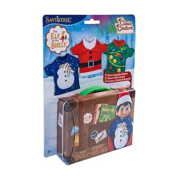 The Elf on The Shelf: Claus Couture Camisetas y Maleta Elfo