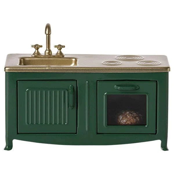 Cocina Ratones Maileg Verde Oscuro