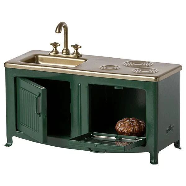Cocina Ratones Maileg Verde Oscuro
