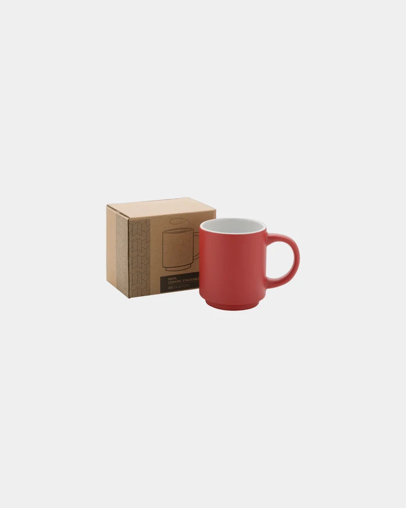 Taza cerámica apilable 180ml para personalizar