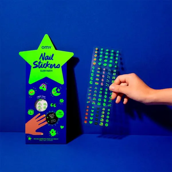 Pegatinas para Uñas Glow Party Good Night - OMY