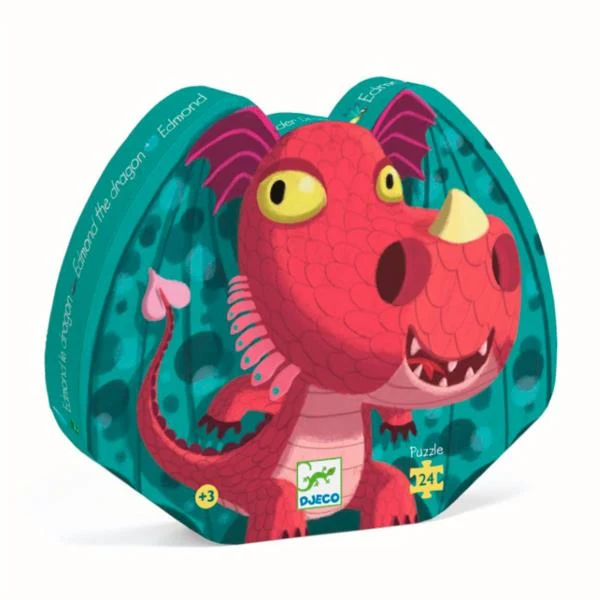 Puzzle Silueta Edmond El Dragón 24 Piezas