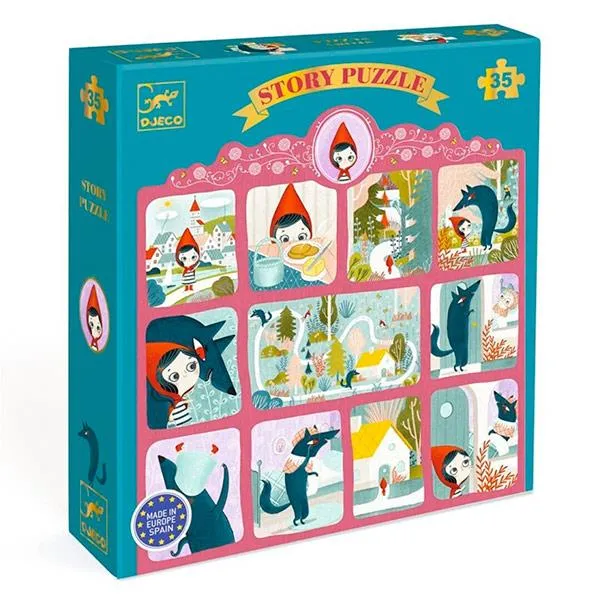 Puzzle Cuentos Caperucita Roja Djeco