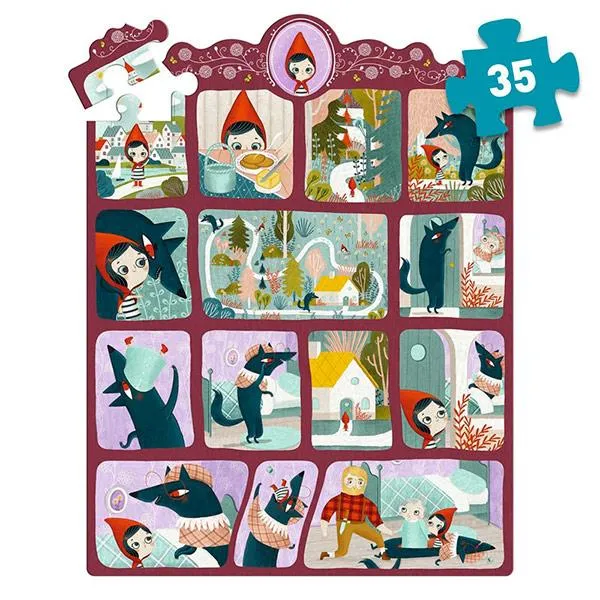 Puzzle Cuentos Caperucita Roja Djeco
