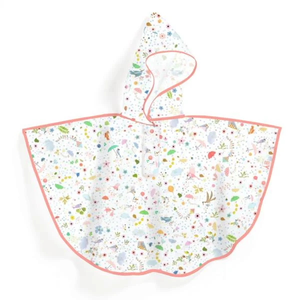 Poncho De Lluvia Ligereza Talla 5 A 7 Años 110-122 cm