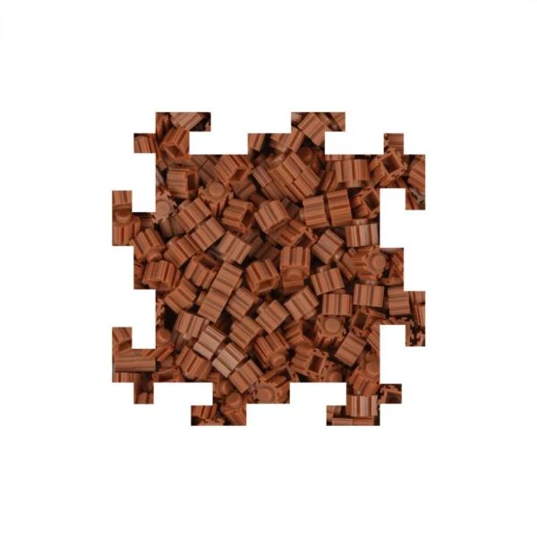 Bloques Pix Brix 500 Piezas Color Marrón Medium Series Pixel Art