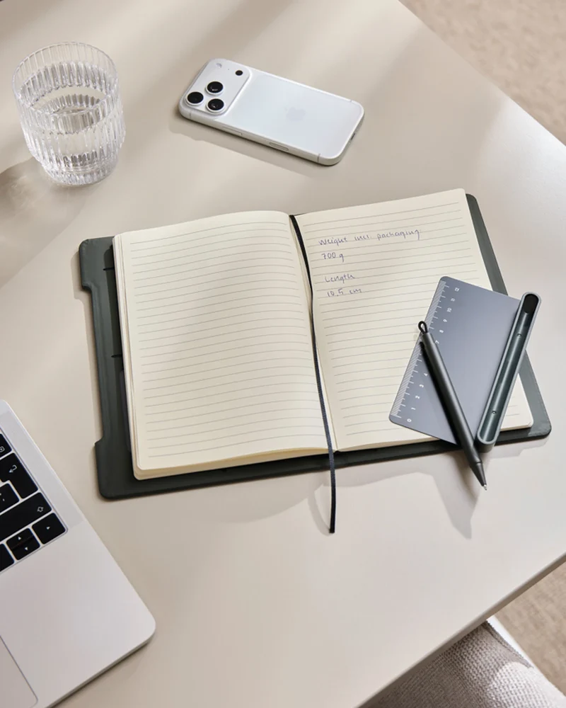 Libreta reciclada Vinga Baltimore 4 en 1 para personalizar
