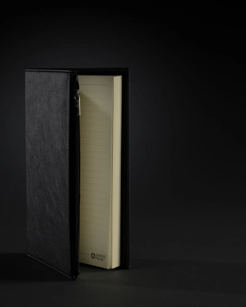 Libreta A5 con bolsillo con cremallera para personalizar