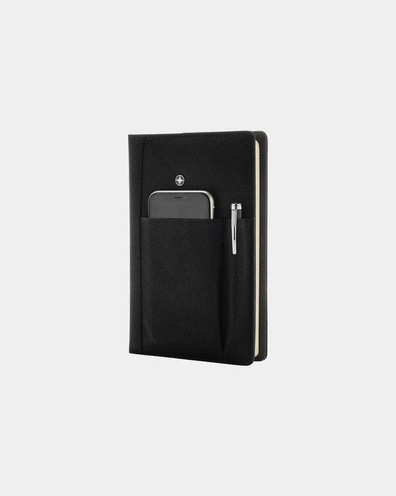 Set libreta A5 y bolígrafo con funda para personalizar