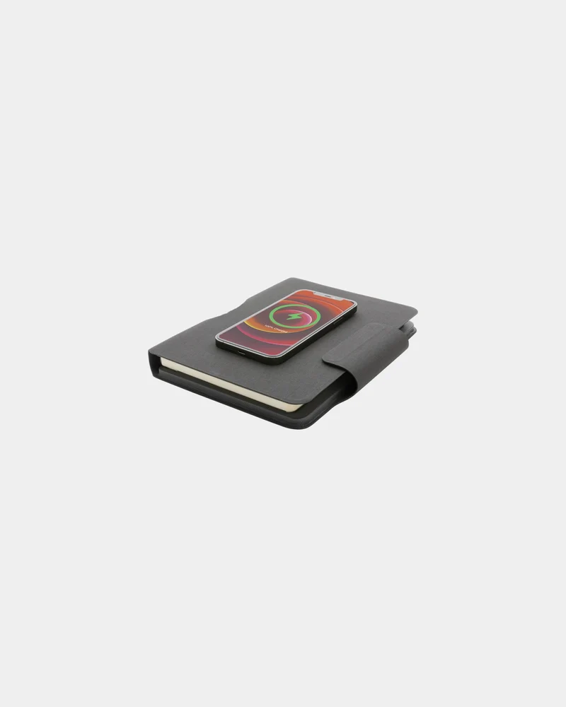 Libreta A5 con cargador magnético 10W para personalizar