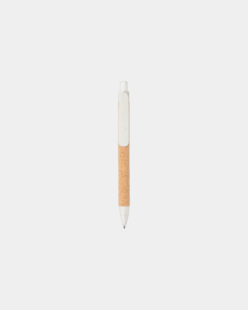 Bolígrafo de paja de trigo y corcho para personalizar