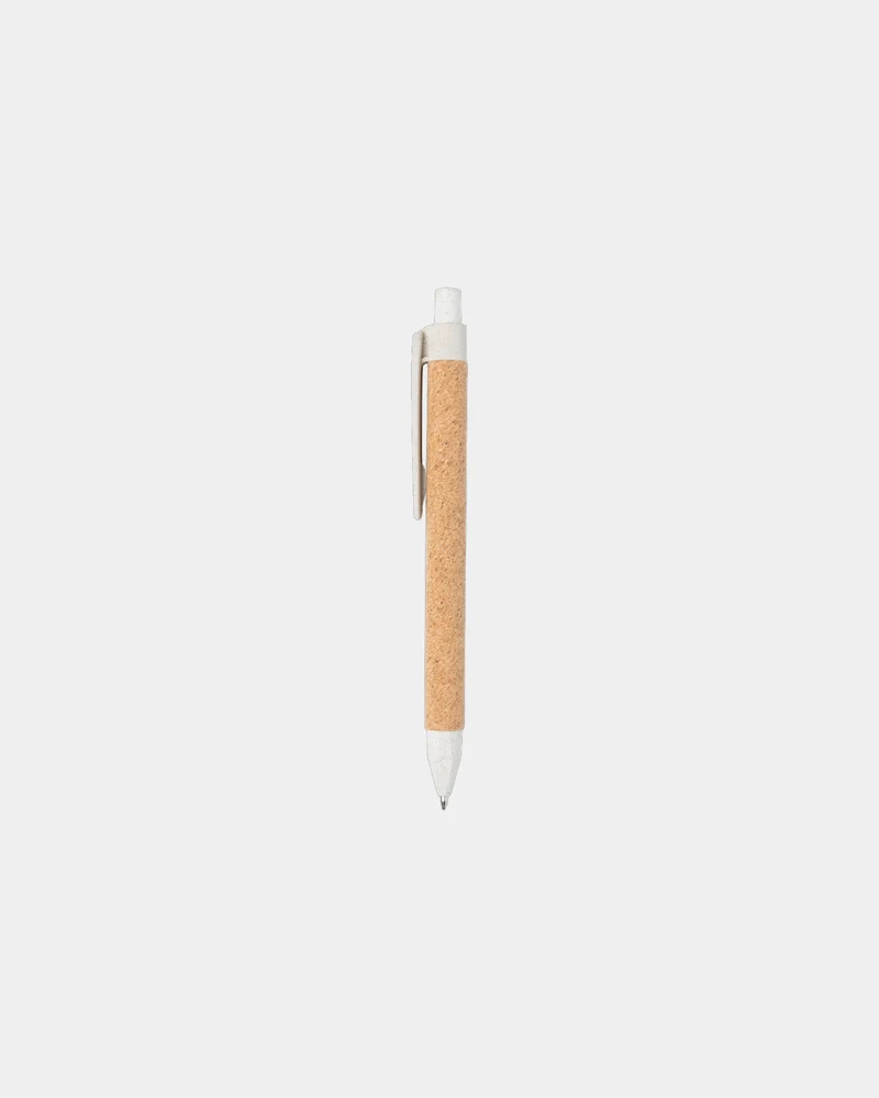 Bolígrafo de paja de trigo y corcho para personalizar