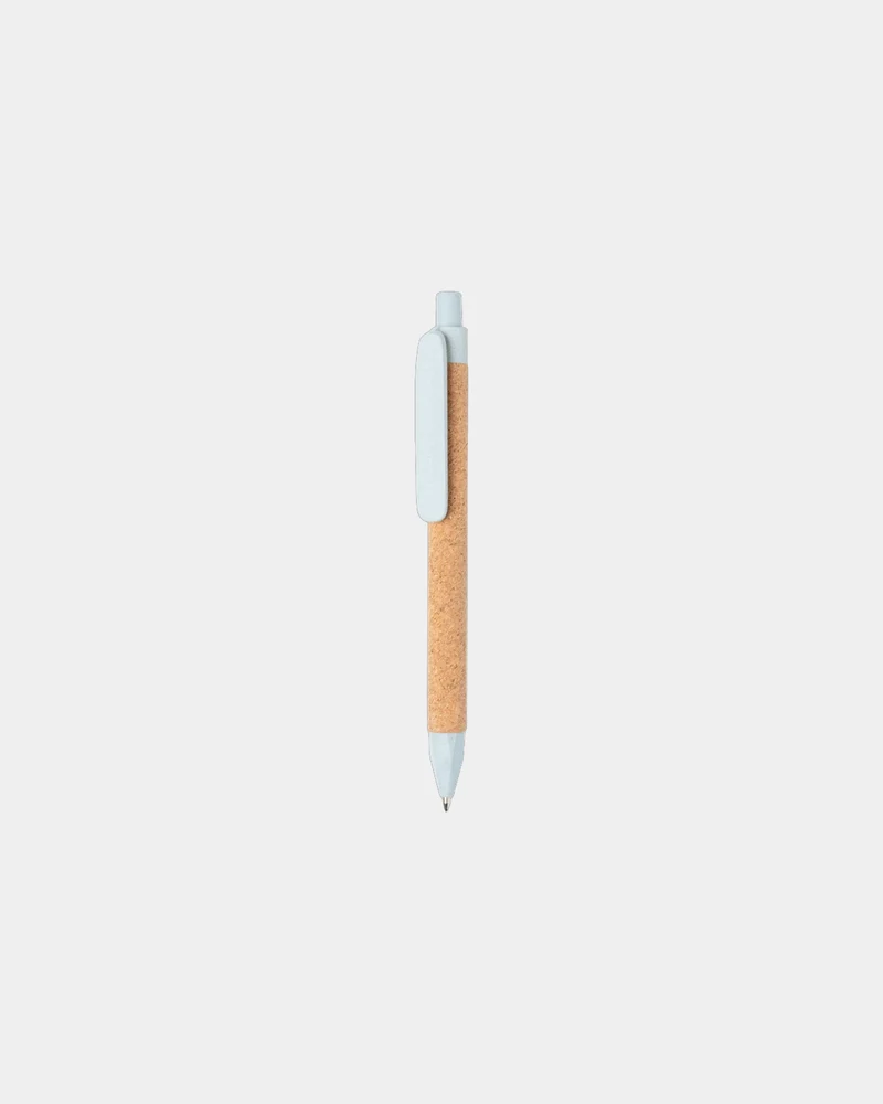 Bolígrafo de paja de trigo y corcho para personalizar