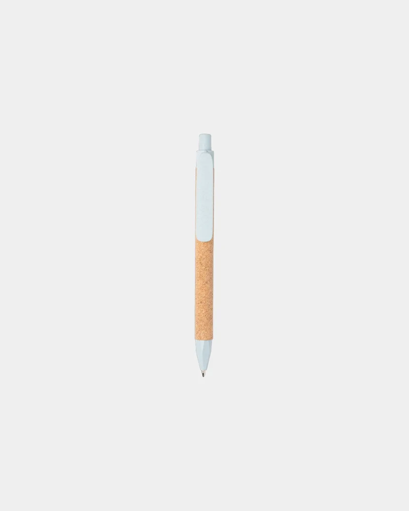 Bolígrafo de paja de trigo y corcho para personalizar