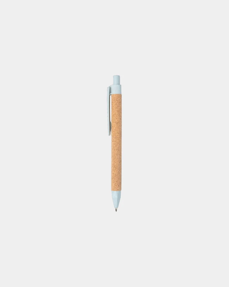 Bolígrafo de paja de trigo y corcho para personalizar