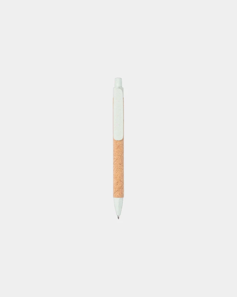 Bolígrafo de paja de trigo y corcho para personalizar