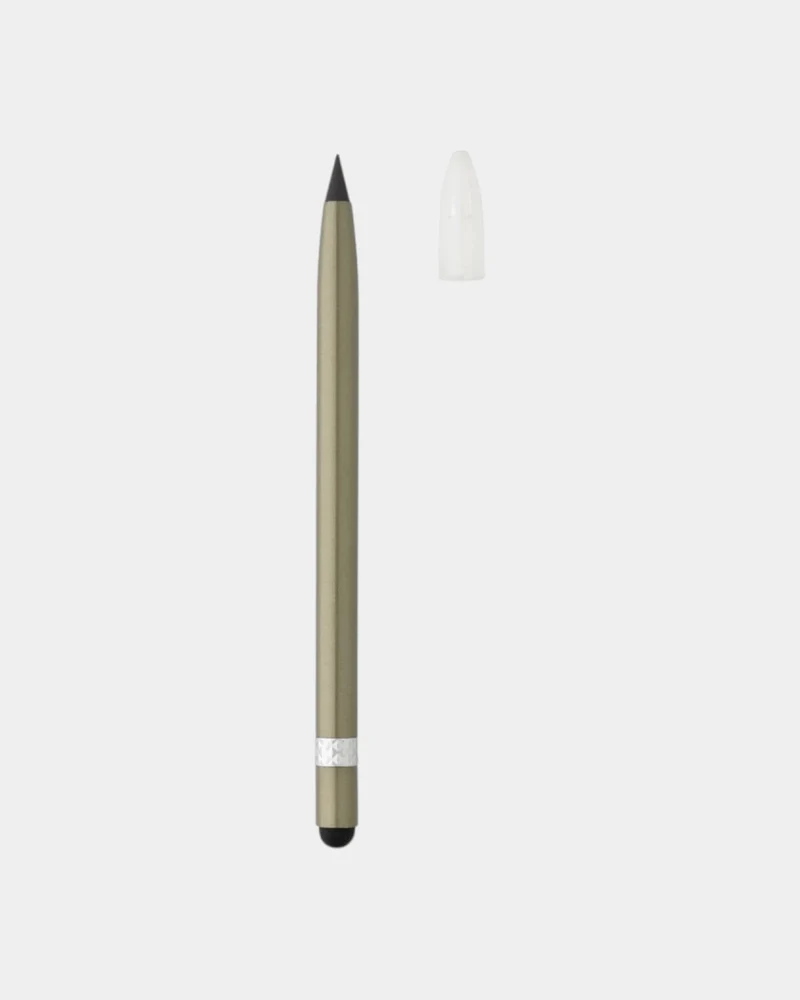 Lápiz infinito de aluminio con goma para personalizar