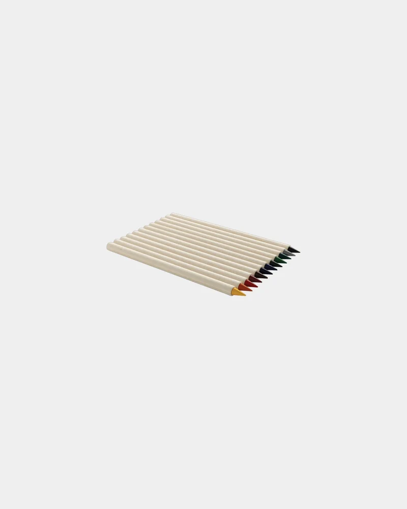 Set de 12 lápices de colores reciclados para personalizar