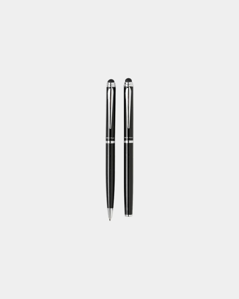 Set de bolígrafos metal grabado láser para personalizar
