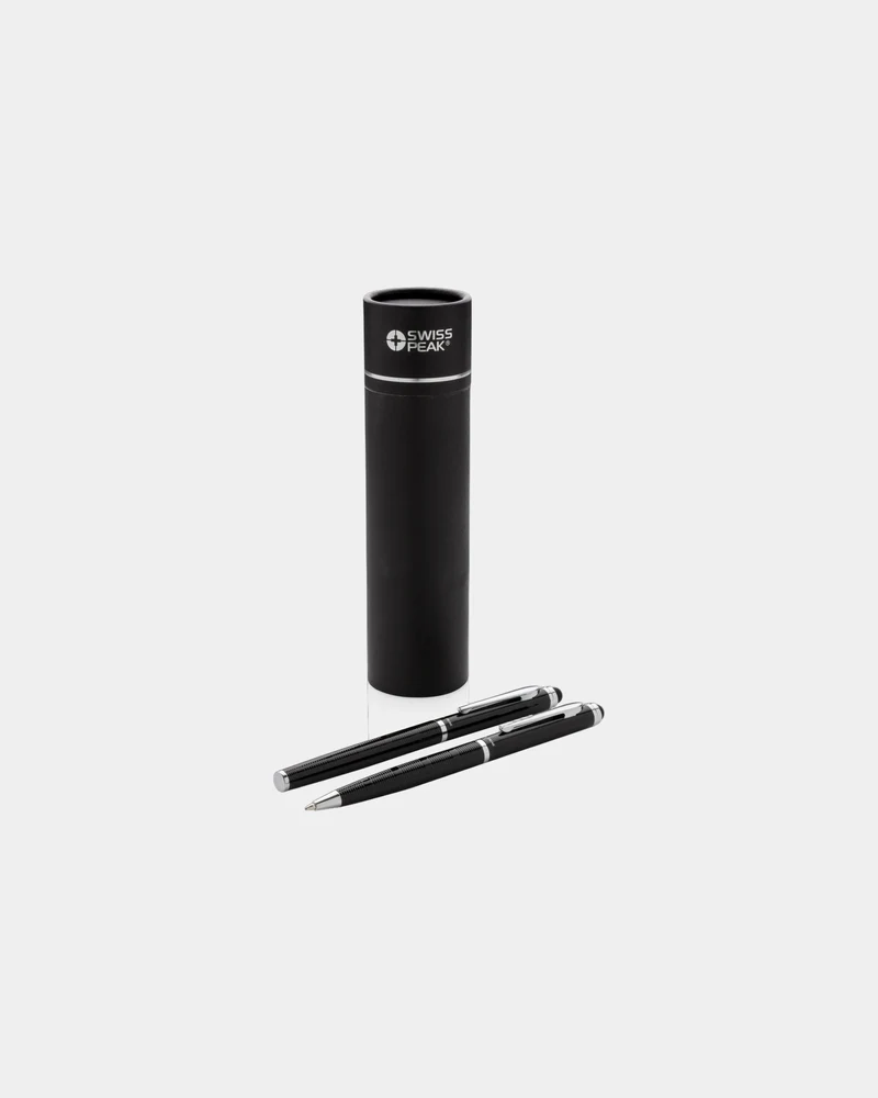 Set de bolígrafos metal grabado láser para personalizar