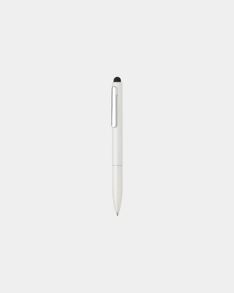 Bolígrafo aluminio reciclado con stylus para personalizar