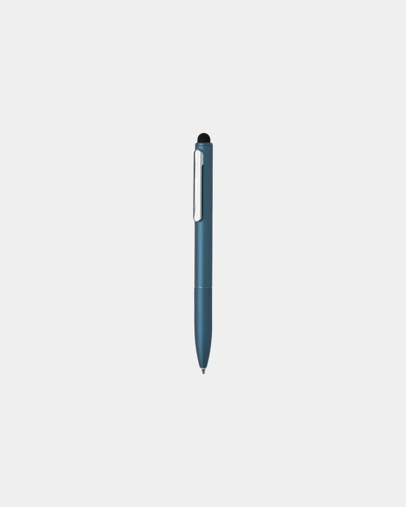 Bolígrafo aluminio reciclado con stylus para personalizar