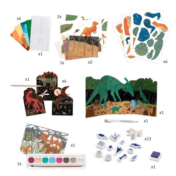 Cofre Multiactividades El Mundo De Los Dinosaurios