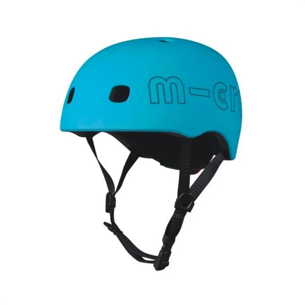 Micro Casco Azul Oceano Luz Led