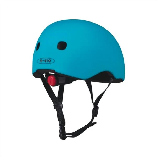 Micro Casco Azul Oceano Luz Led