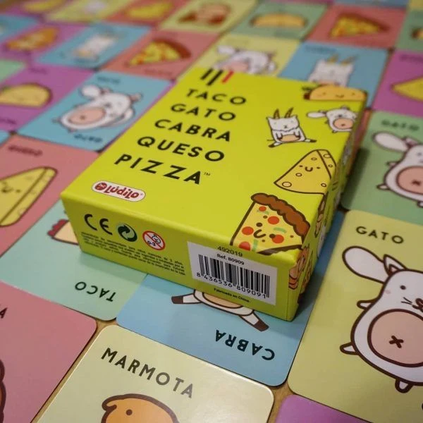 Taco, Gato, Cabra, Queso, Pizza - Juego de percepción visual