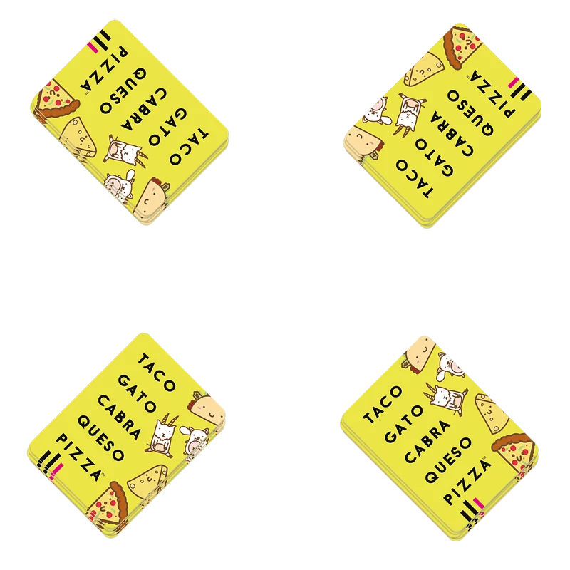 Taco, Gato, Cabra, Queso, Pizza - Juego de percepción visual